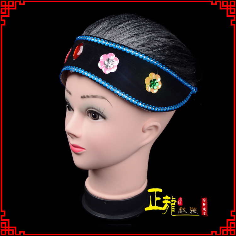 渭南老旦媒婆穷老太婆假发套 老旦头套