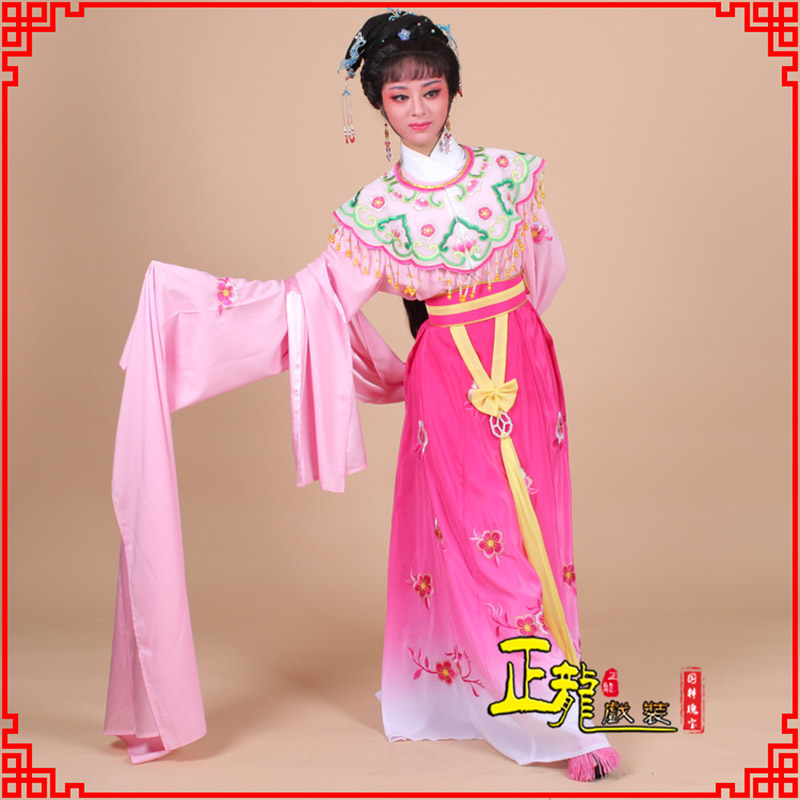 渭南水袖青衣练功花旦服 梅花古装衣