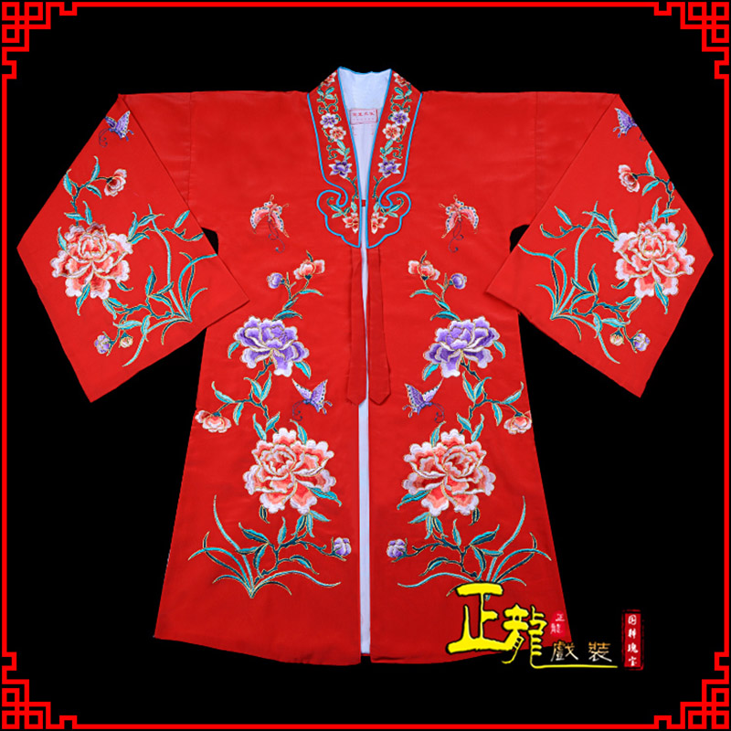 渭南青衣花旦戏服 好绉小叶牡丹女披